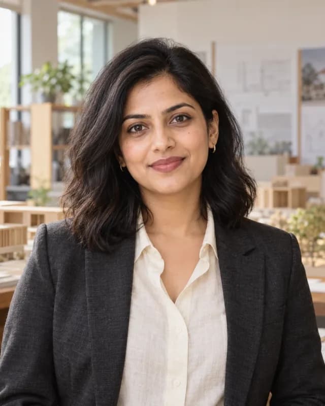 Ananya Rao, Architect, presented as a Minimalism NexCard profile